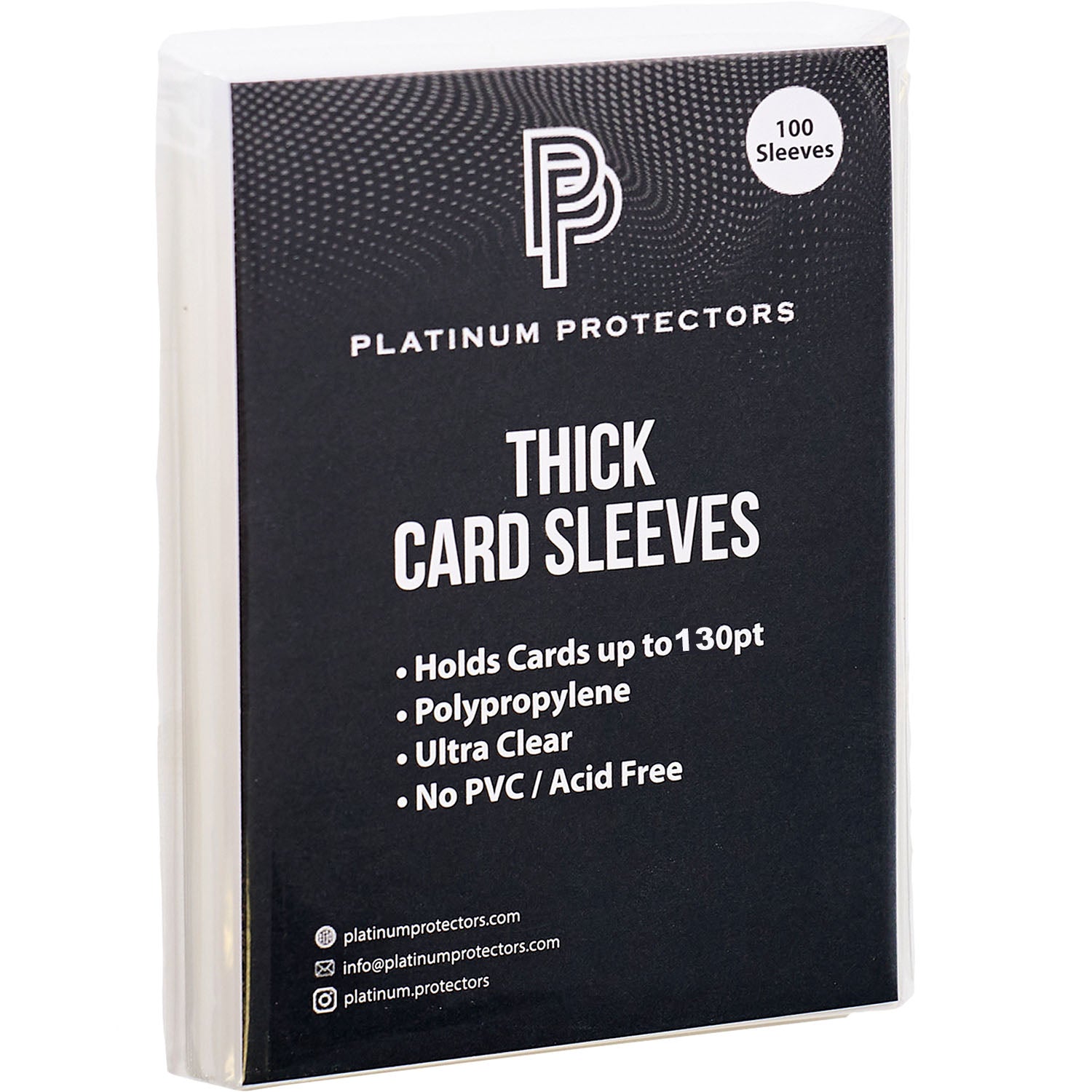 Platinum Protectors Soft Penny Sleeves for Thick Cards 130pt  - 100 Pack