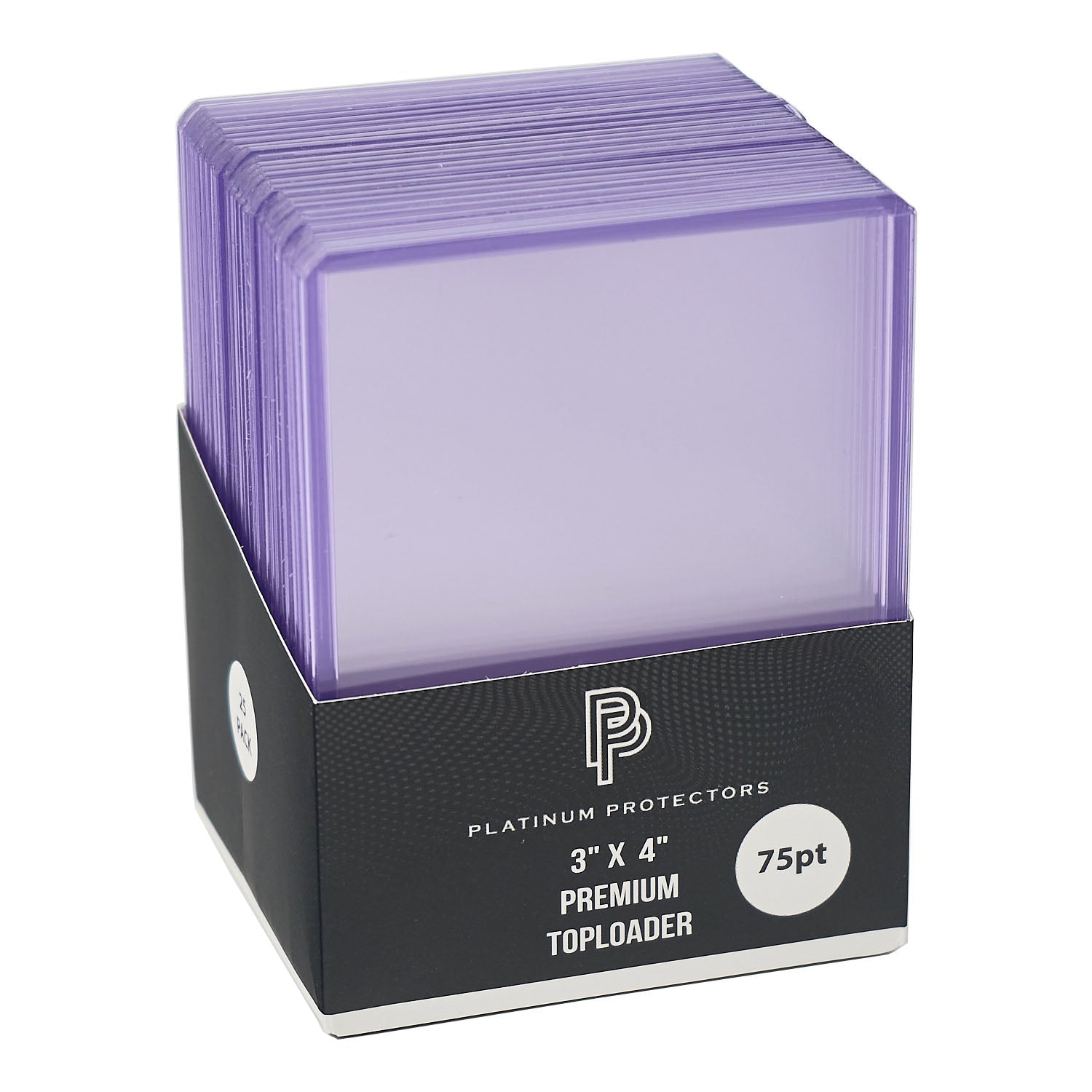 Platinum Protectors Premium Toploaders for Trading Cards - 75 pt