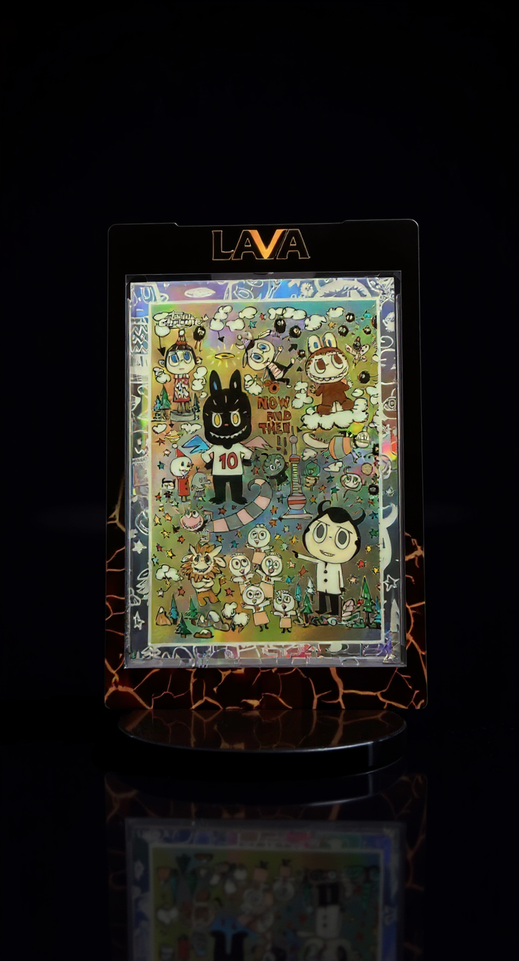 2025 Topps Chrome Labubu The Monsters 10th Anniversary • Limited Drip Pack /140