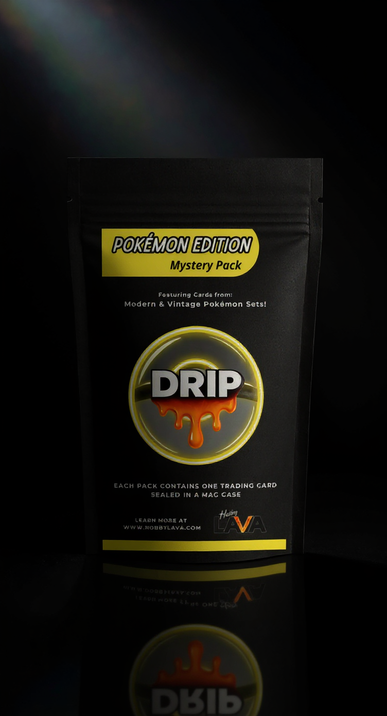 Pokmon Edition Mystery Drip Pack - Guaranteed Premium Sealed Card in Hobby Lava Pokmon Edition Mystery Drip Pack - Guaranteed Premium Sealed Card in Hobby Lava