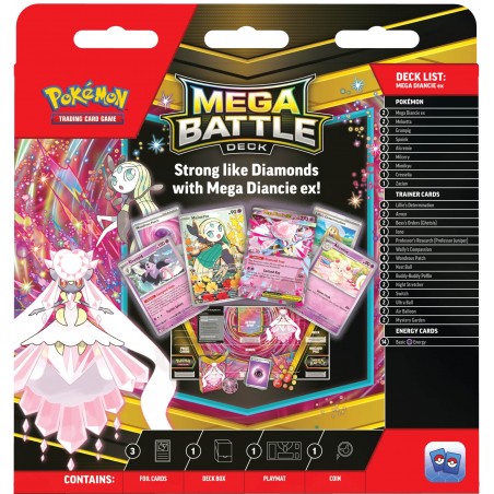 Pokémon TCG: Mega Diancie ex Mega Battle Deck - Ready-to-Play 60-Card Deck | Sealed